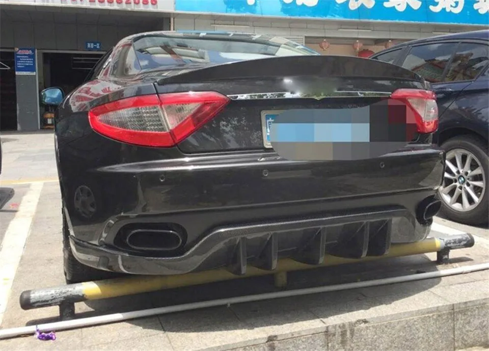 Автомобильный Стиль углеродного волокна задний багажник спойлер крыло для Maserati granturismo Coupe 2 двери 2012-(подходит для петух багажника
