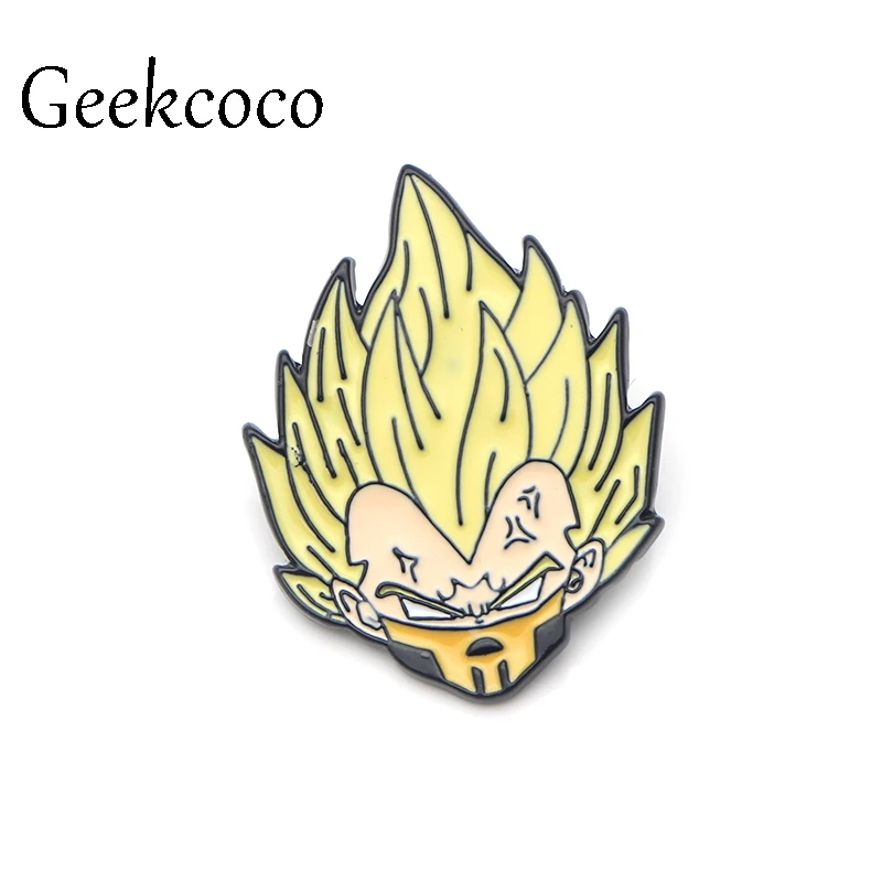 Dragon ball персонаж из цинкового сплава, мультяшная булавка для мужчин и женщин, рубашка, очаровательное пальто, знак отличия, одежда, рюкзак, медаль, значок, броши J0025