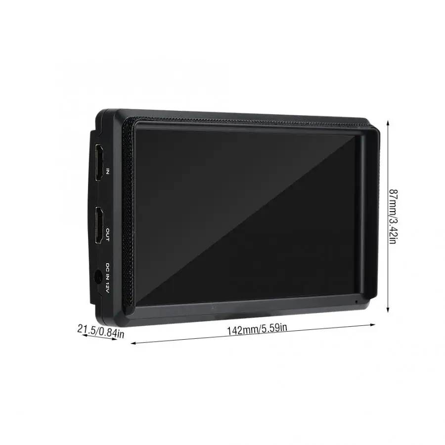 FEELWORLD S55 5,5 дюймов камера DSLR поле 4K HDMI маленький Full HD 1280x720 черный