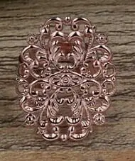 Rose Gold Медь параметры заготовки кольца 20 шт./лот 6 Цвета 24x31 мм цветочный поддон палец кольцо ювелирные украшения C50026 - Цвет: Rose Gold