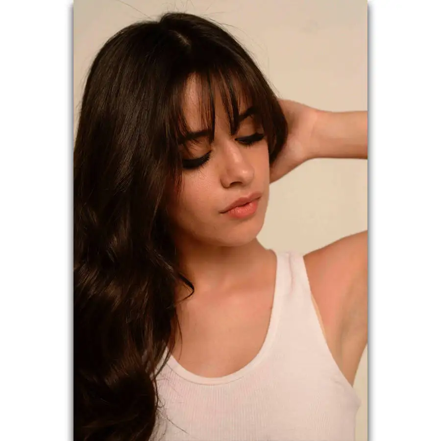 S557 Camila Cabello красивая поп музыка ПЕВЕЦ настенная живопись Печать На шелковом