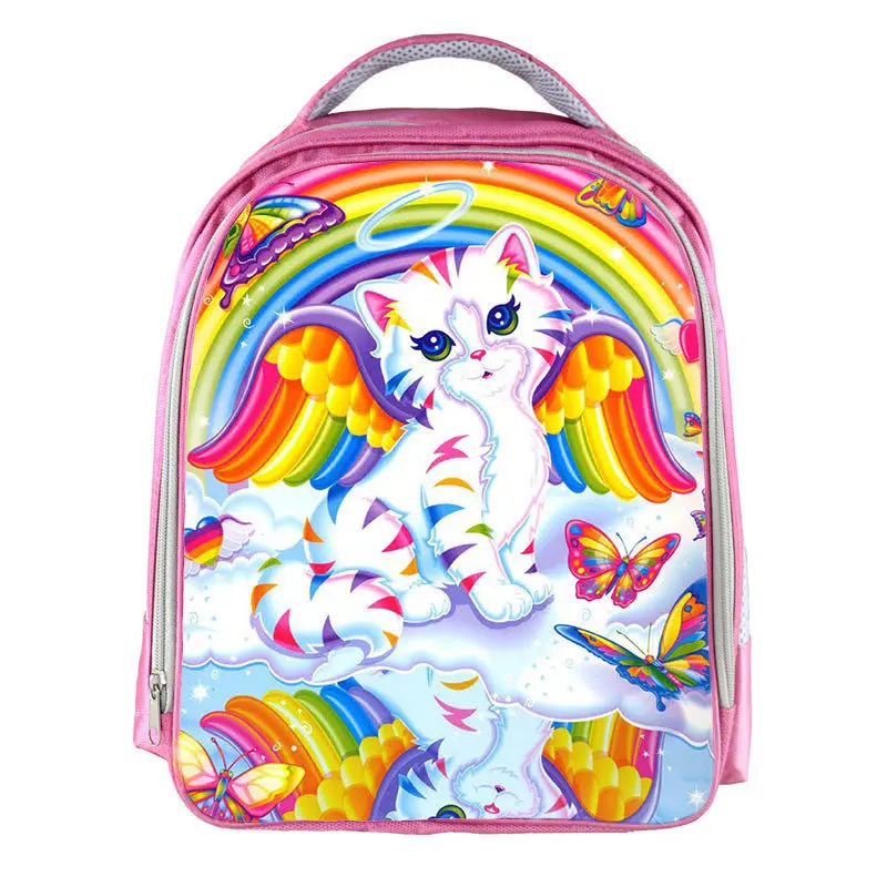 Рюкзак с единорогом; школьные сумки для девочек и мальчиков; mochila infantil; розовый кот; детская школьная сумка; Космический Кот; подарок для малышей; детские сумки - Цвет: 13 cartoongirls02
