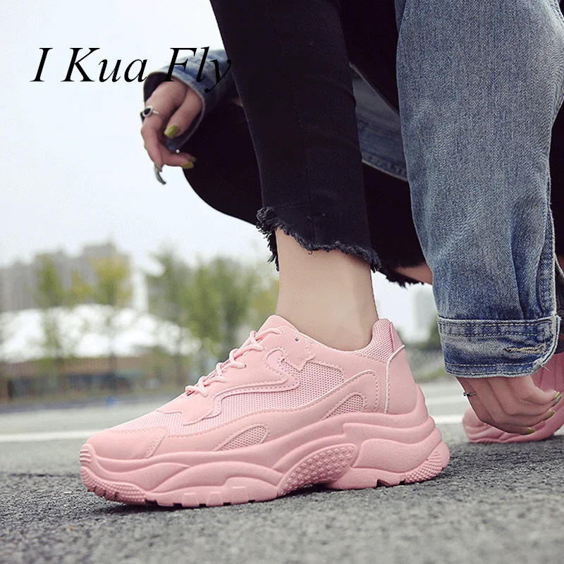 

New Women Running Shoes Breathable Fabric Women's Sneakers Air Cushion Rubber Woman Shoes White Sport Sneakers Women z4
