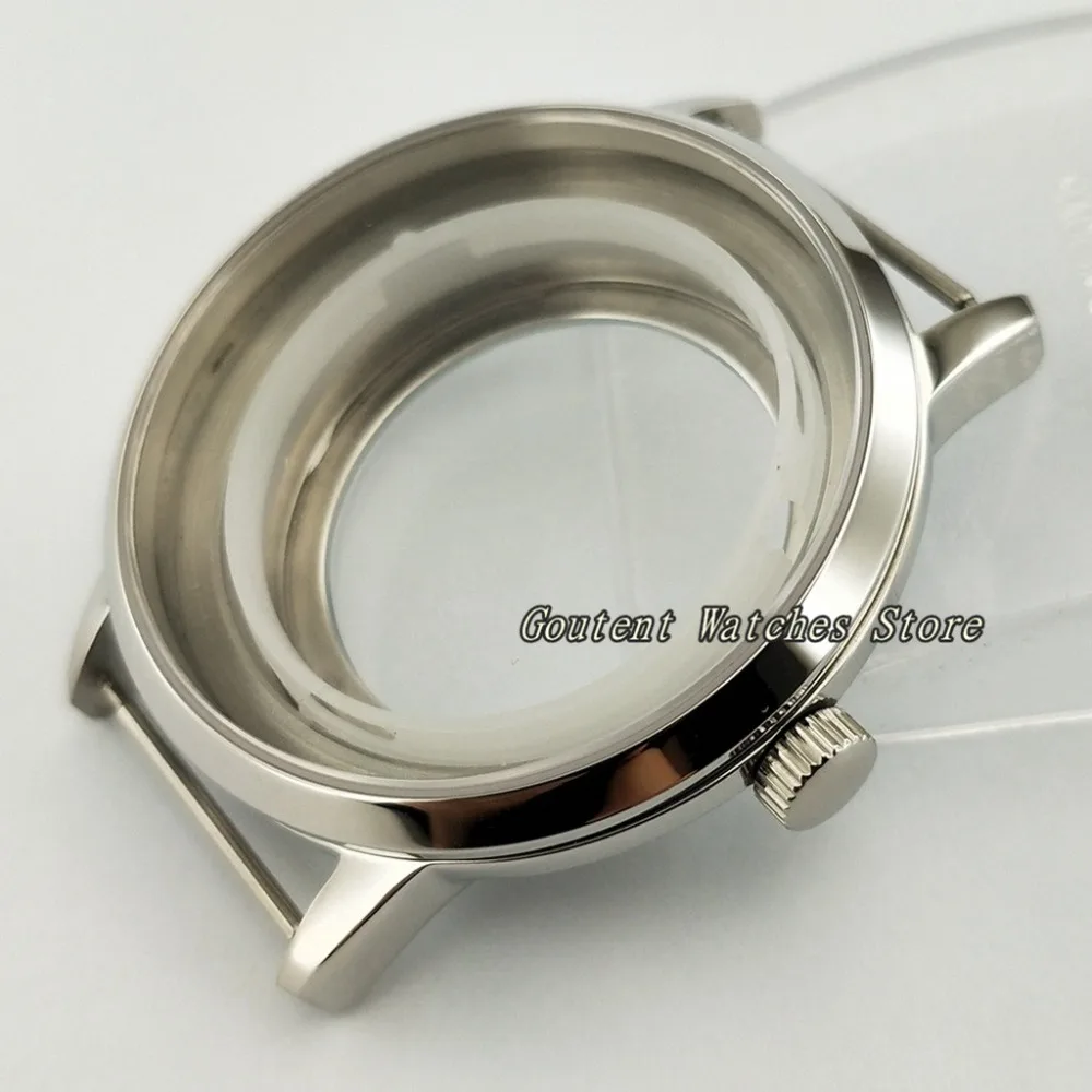 

40mm Sapphire Glass Stainless Steel Watch Case Kit Miyota 8205/8215/821A,Mingzhu DG2813/3804