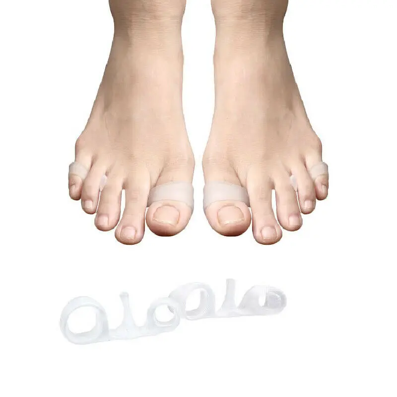2 шт. разделители для ног гель Bunion корректор 2,0 щит ортопедические подтяжки правильные средства для ухода за ногтями
