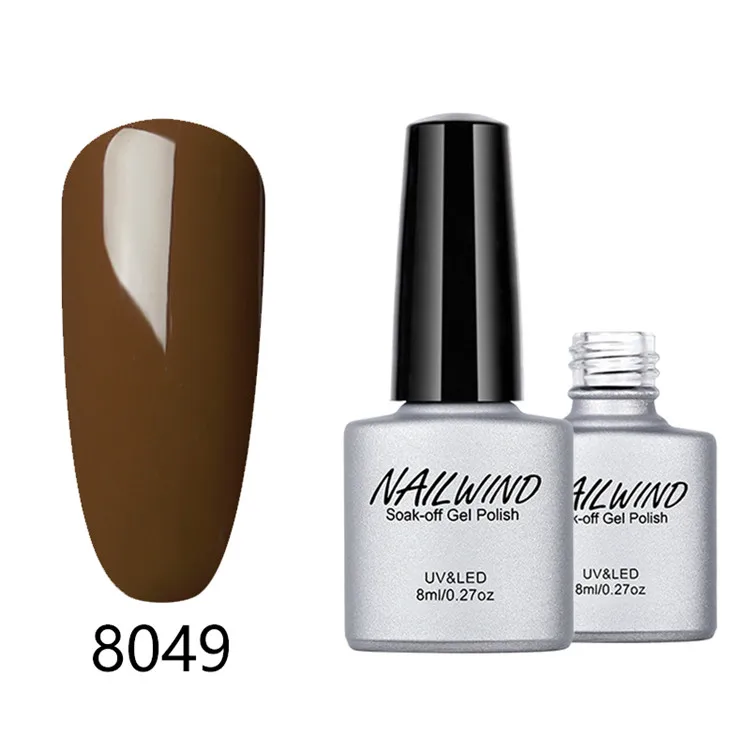 8049 NAILWIND 8 мл УФ светодиодный чистый 31-60 Цвет серии гель лак для ногтей Soak Off ногтей гель прочного DIY гель Лаки лак для ногтей - Цвет: 8049