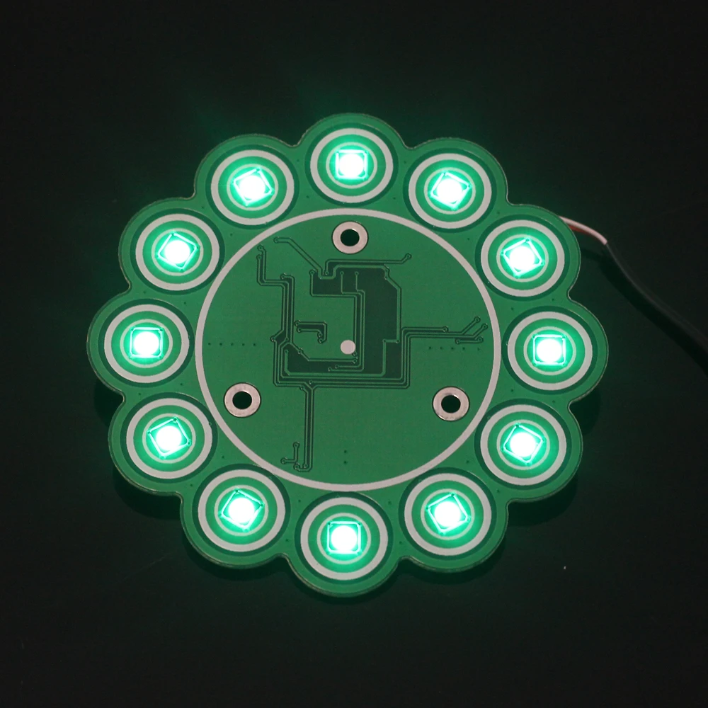 DIY светильник для воды модуль RGB светодиодный поток лампы емкостная сенсорная кнопка WS2812B TTP224 для Arduino AVR Светодиодный точечный интегрированный драйвер