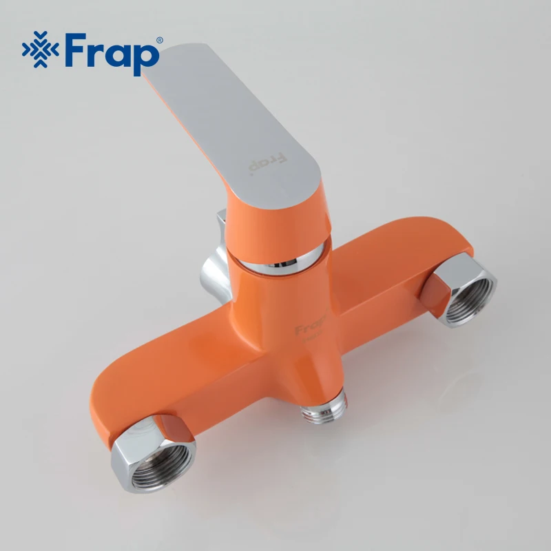 Online Frap 1 set 350mm Outlet rohr Bad dusche wasserhahn Messing körper oberfläche Spray malerei Grün dusche kopf F2231 F2232 f2233