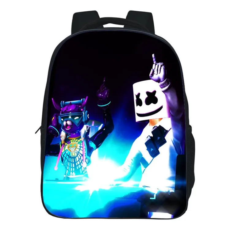 Multi-size School Backpack Children's School Bag Kindergarten Backpack DJ Cotton Candy Bag Children Cute Cartoon Printing
