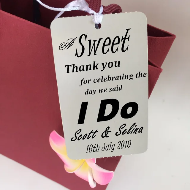 Personalised Wedding Gift Favour Vintage Luggage Tags Thank You Personalised Wedding Gift Favour Vintage Luggage Tags Thank You Souvenirs Bag Box Labels