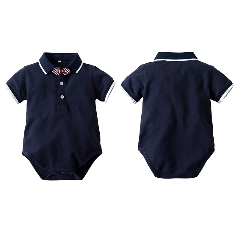 Boys Clothing Sets Summer Baby Boys Clothes Suit Gentleman Style Shirt+ Pants Shorts 2pcs Clothes for Boys Rompers Summer Set