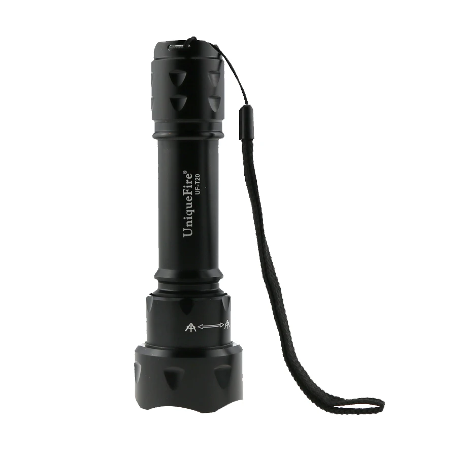 Светодиодный фонарик UniqueFire UF T20 CREE Q5 зеленый/красный свет 3 режима для охоты