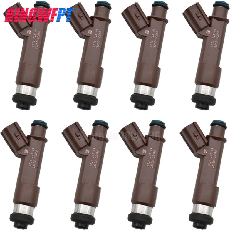 8 шт. 23250-50080 23209-50080 Топливные форсунки для TOYOTA EU/JP/General LAND CRUISER 4.7L 2 UZFE 1998 ~ 2007
