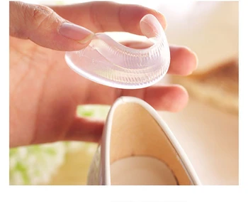 

1Pair Silicone Gel Heel Cushion Protector Transparent Slip-resistant Foot Shoes Stickers High Heel Shoe Pad Insoles Foot Care
