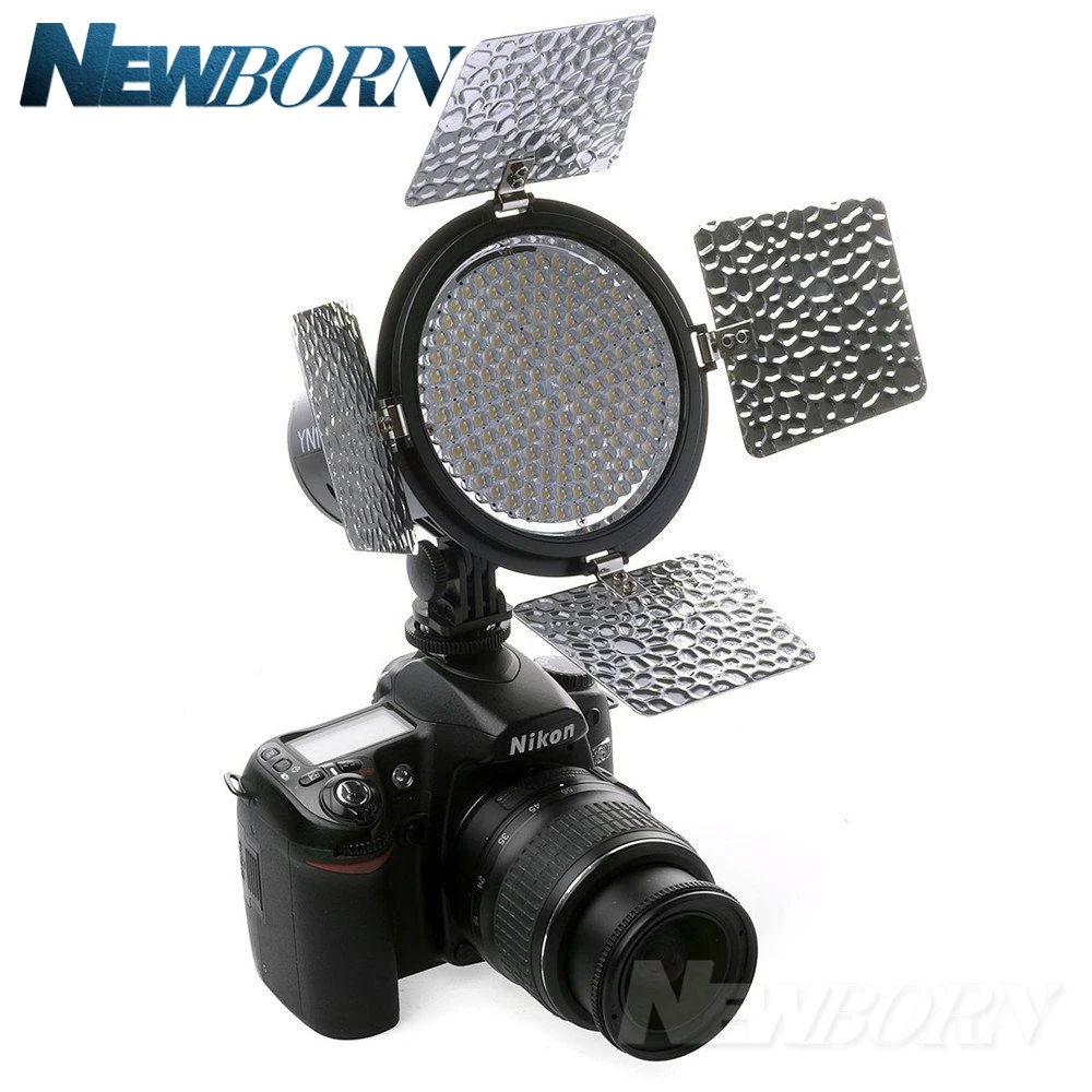 YONGNUO yn-216 yn216 светодиодный Studio видео фотографии и 4 цвета диаграммы+ AC адаптер для Canon Nikon Sony видеокамера DSLR
