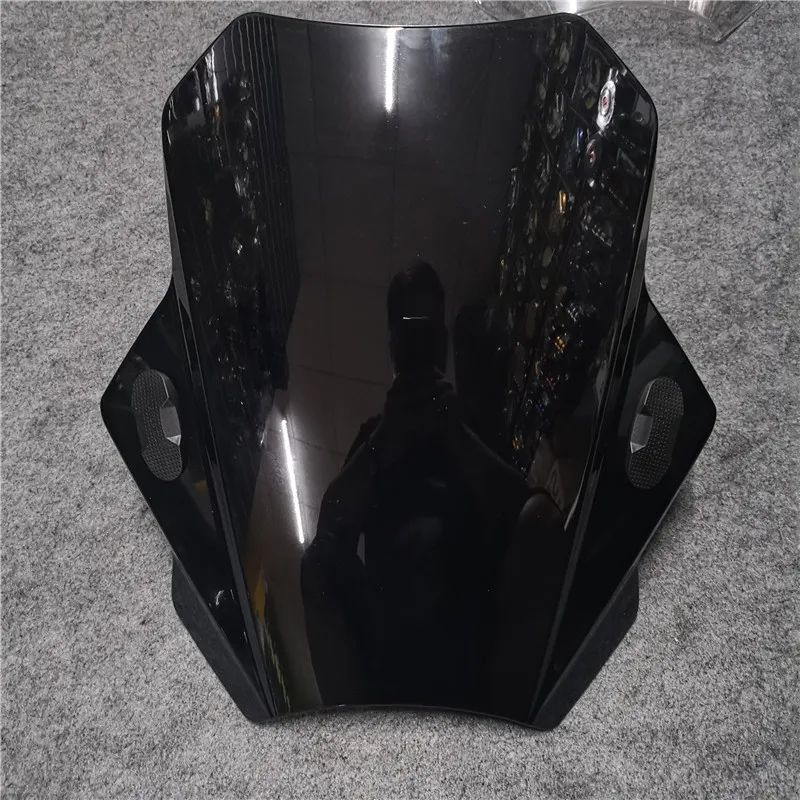 Для HONDA VFR800X Rebel 250 500 VTR специальное издание аксессуары для мотоциклов 22 26 28 мм руль универсальная ветровая защита - Цвет: Черный