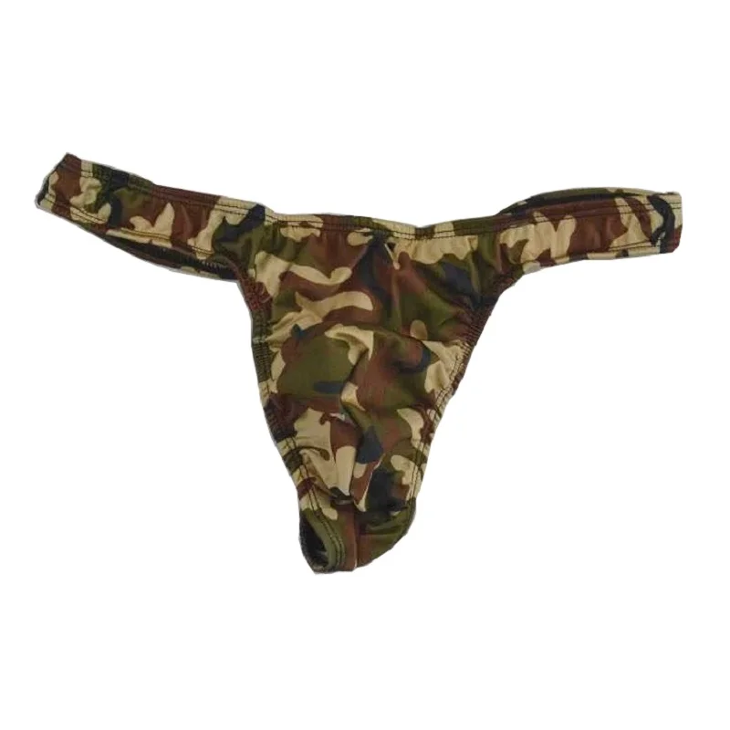 

Men's Camouflage Thong and g-string Underwear Sexy male Panties