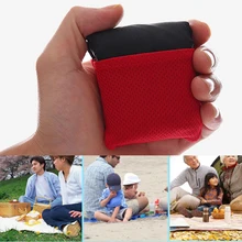 Наружная дорожная Складная пляжный коврик для пикника 150*110 см Портативный карман компактный сад влагонепроницаемое покрывало