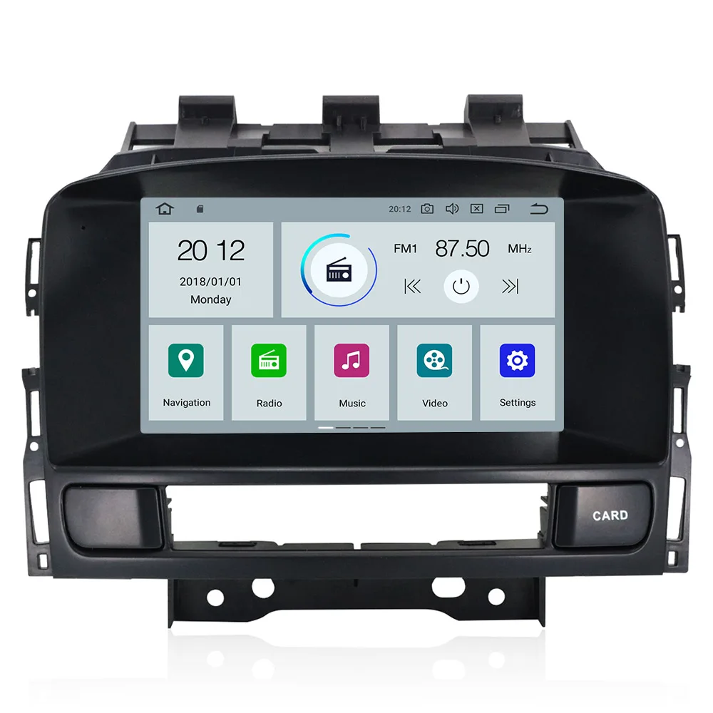 Discount AOTSR Android 9.0 Car DVD Player GPS navigation radio Stereo for OPEL Vauxhall Holden Astra J 2010-2013 multimedia auto radio 1