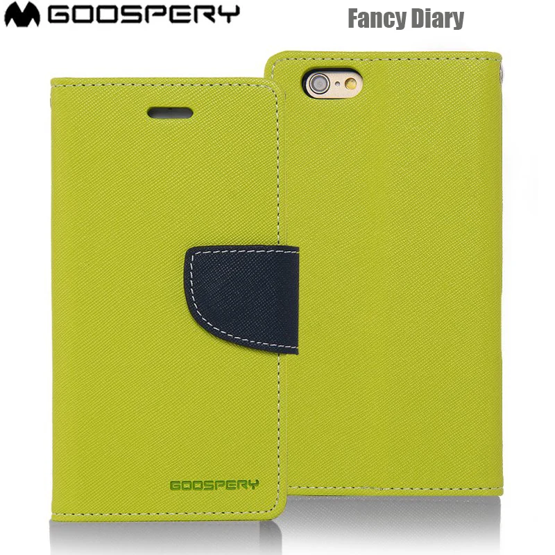 100% Original MERCURY Goospery Fancy Diary Flip Wallet Case Cover for iPhone 6 6s plus | Мобильные телефоны и аксессуары