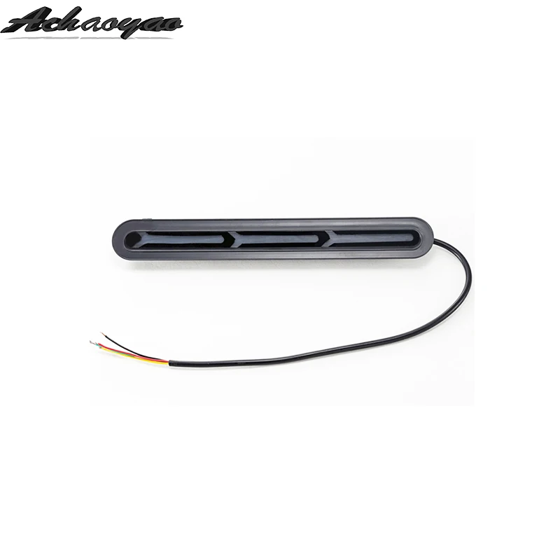 1pair Universal Car Tail Lights 12V Red Driving Lamps Brake Turn Signal Lights Yellow Flowing Led Light High Mount Stop Lamp