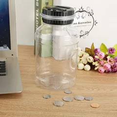 US coins 2 Цифровой ЖК-дисплей подсчет монет Копилка Pigggy банк Сохранение горшок банка детский подарок - Цвет: US coins 2