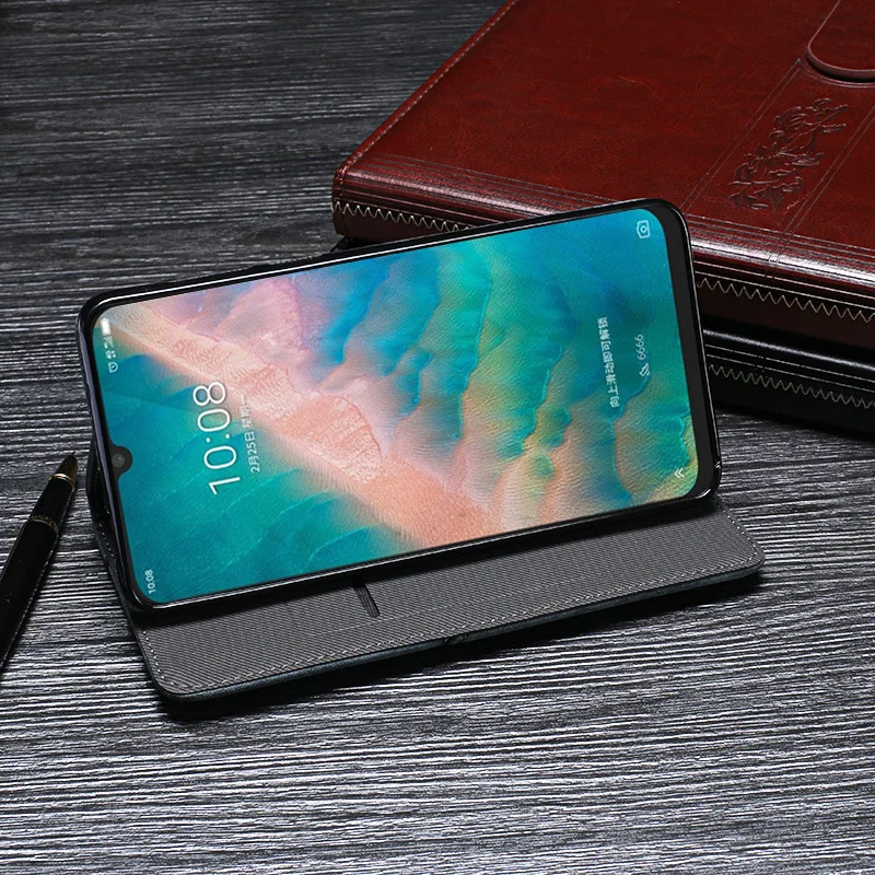 Роскошный чехол для телефона, чехол для Oppo Realme 3 Pro, 6,3 дюймов, флип-чехол из искусственной кожи, ретро-кошелек, чехол для Oppo Realme 3Pro Fundas