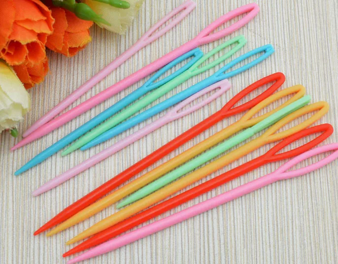 3size plastic needle Спицы для вязания крючком, плетения изделий, 2 мм, 2,5 мм, 3,5 мм, 4 мм, 4,55 мм, 5 мм, 6 мм, 6,5 мм, 7 мм, 8 мм, 9 мм, 10 мм, 12 мм, 15 мм, 18 мм, 20 мм - Цвет: 3size plastic needle