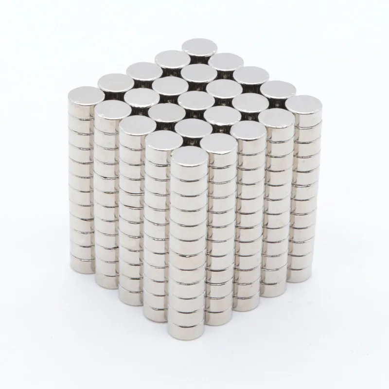 100 шт 6x4mm eodymium, магнит диск N35 маленькие круглые супер сильный, мощный Магнитная магниты для Craft Постоянный NdFeB