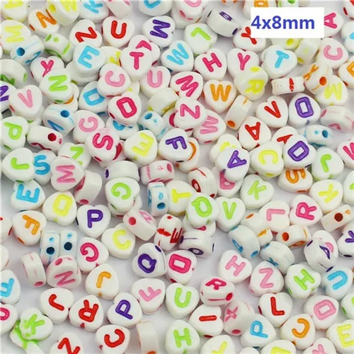 W Шт. 100 шт. буквенные бусины для Diy ручной работы ювелирные изделия Маркировка смешанный Алфавит звезда месяц бусины браслет ожерелье Diy ювелирные аксессуары - Цвет: W
