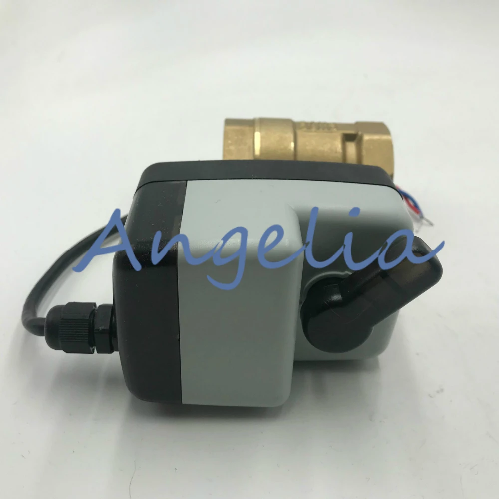 AC110-220V(универсальный) G" BSP DN50 Латунь 2 ручным способом и автоматический моторизованный шаровой клапан электрический привод нормально разомкнутый