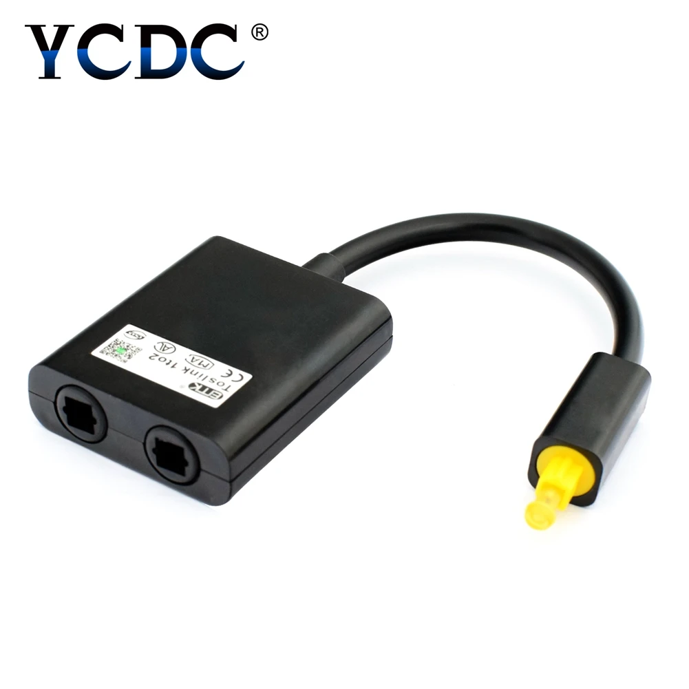 Buy YCDC Digital SPDIF Optical Audio Splitter 2 Way