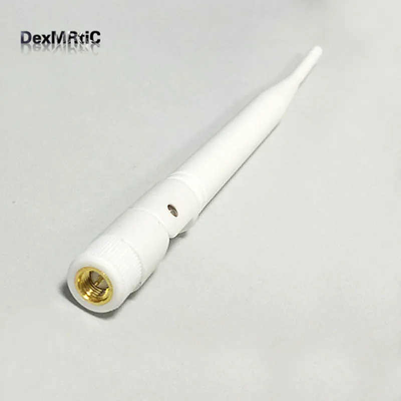 1 шт. антенна 3G резиновая 6dBi 850/900/1800/1900/2100 MHZ SMA male OMNI aerial 200 мм длинная белая оптовая