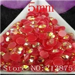 DIY 2500 шт. Бронзовый Магия цвета AB желе 5 мм полимерные стразы для дизайна ногтей аппликация со стразами не термоклеевые SS20