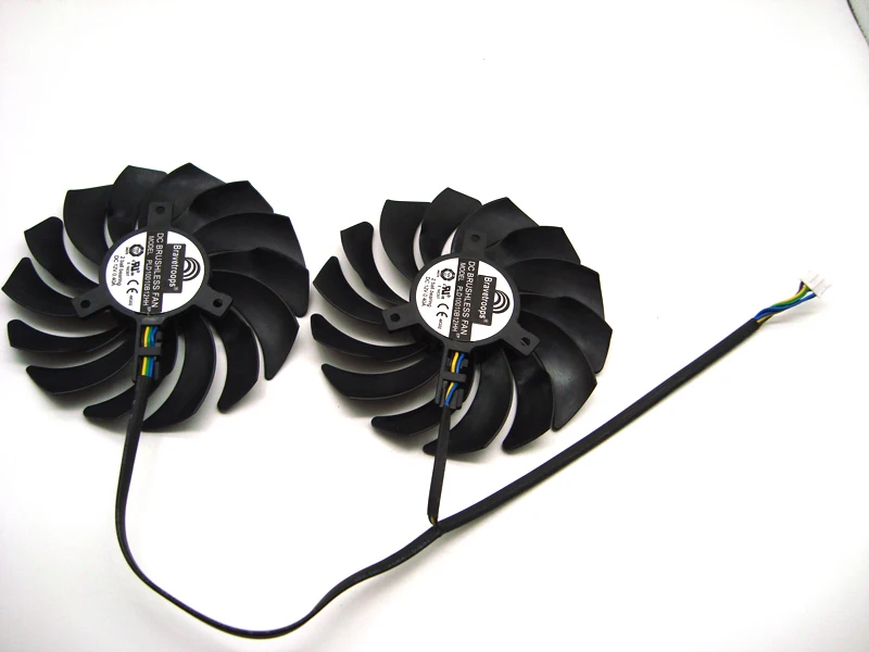 Бесплатная доставка 2 шт. PLD10010B12HH 0.40A 4PIN для MSI GTX1080Ti 1080 1070 1060 RX470 480 570 580 игровая
