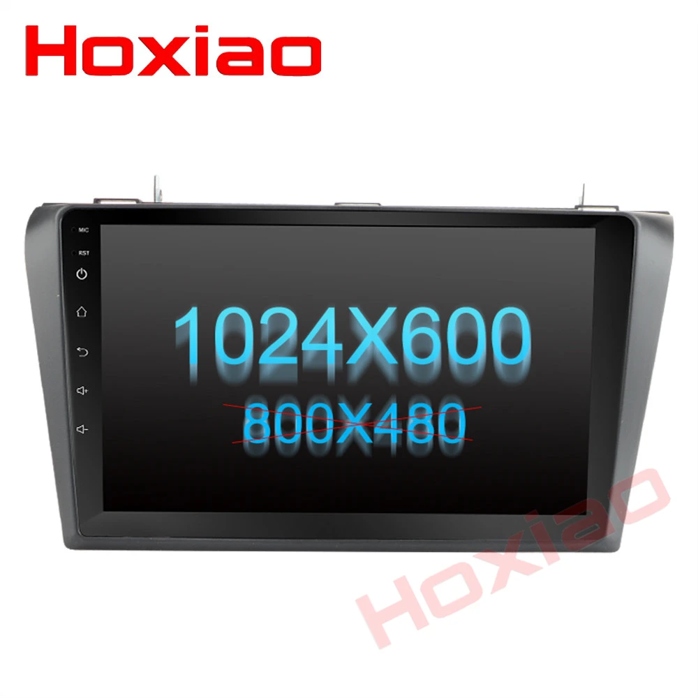 Cheap Android Car Radio for  Mazda 3  Mazda3 2004-2009 1024*600 Quad Core wifi Bluetooth video audio Multimedia 2 din car dvd player 3