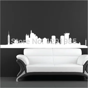 

Jakarta Indonesia Skyline - Famous Landmarks Removable Wall Decor Decal Sticker Fashion Free Shipping Poster