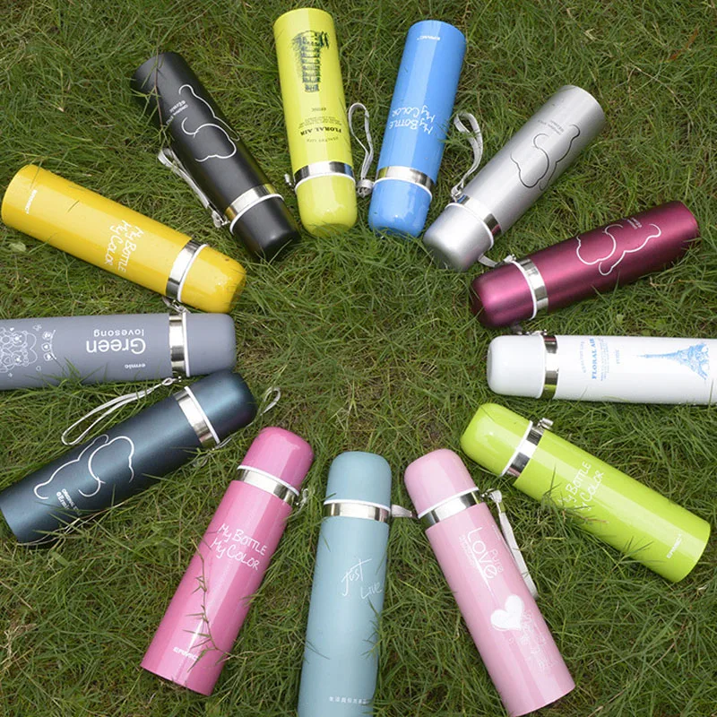 1 шт. термос Термокружка Вакуумная бутылка из нержавеющей стали для путешествий