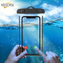 KISSCASE водонепроницаемый чехол для телефона huawei P20 Pro mate 20 Lite P30 P10 светящийся чехол s для iPhone XS XR X Чехол