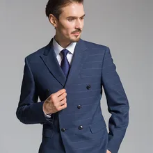 Клетчатый мужской костюм на заказ древесный уголь клетчатый костюм s для мужчин сделанный на заказ Charocoal синий клетчатый блейзер мужской Клетчатый костюм на заказ