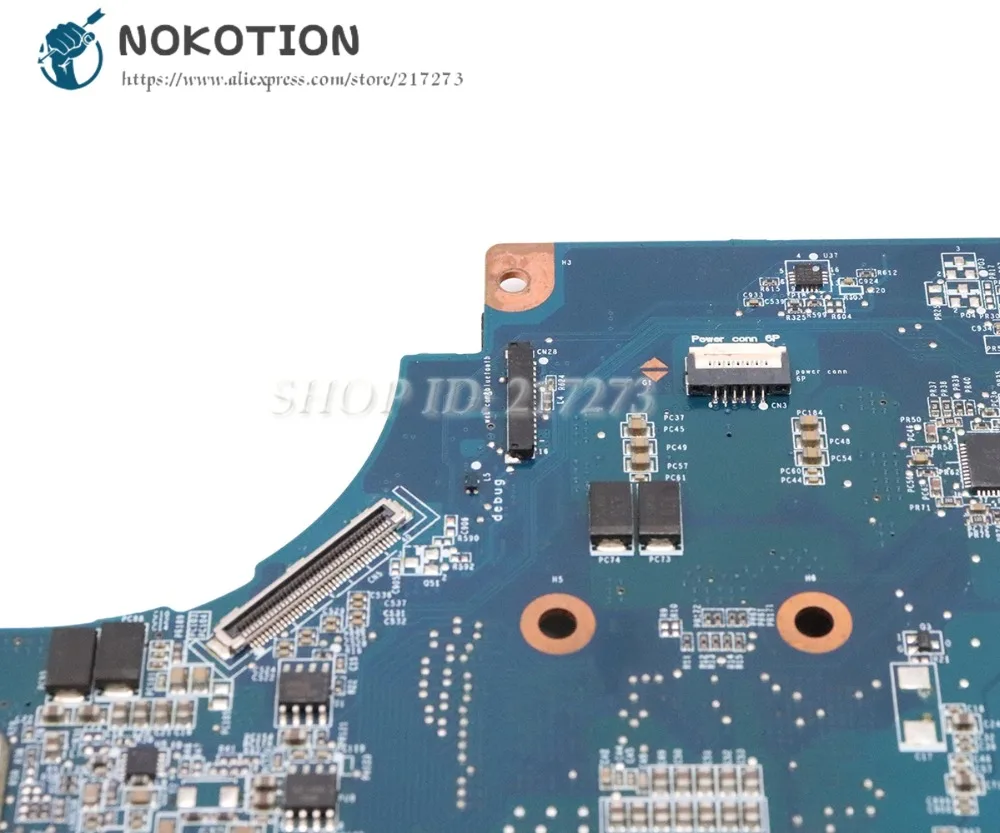 New  NOKOTION Laptop Motherboard For HP Envy 17 17-1100 620774-001 DASP8AMB6D0 MAIN BOARD HM55 HD5850 1G