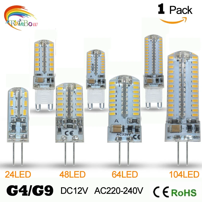Низкая цена 1 шт./лот G9 Светодиодный лампа SMD2835 3014 220 V 7 Вт 9 10 12 с регулируемой