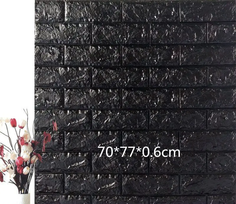 05 70*77 3D стерео наклейки на стену DIY самоклеющиеся декоративные пены водонепроницаемый домашний фон декор гостиной - Цвет: 05