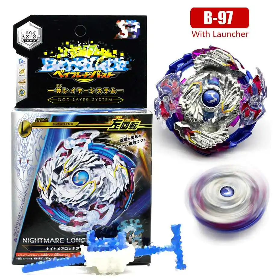 BeyBlade Burst B-122 пусковая установка для слива Fusion burst giroscopio Attack Pack bey blade игрушки для детей beyblade burst evolution - Цвет: B-97