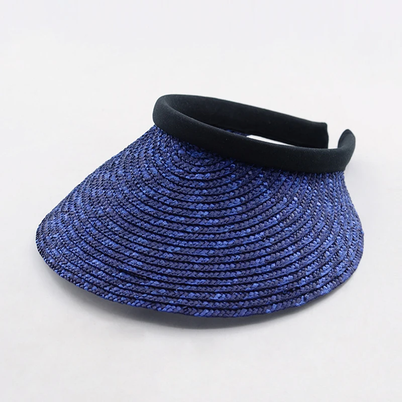 Ladies summer new fashion straw empty top hat ladies sun hat summer sunscreen sunshade beach hat straw hat TYM06