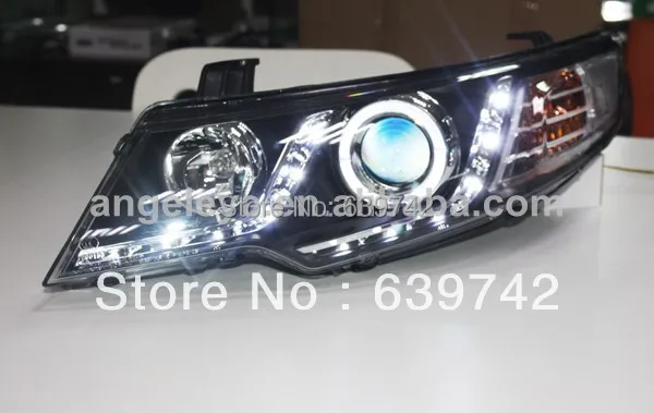 Для Kia Forte Cerato LED Ангельские глазки головного света 2009-2012 год ldv1