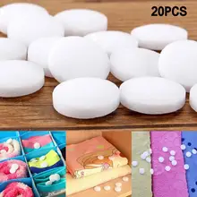 Круглые камфоры практичные 20 шт репеллент дерево анти нафталиновые шарики прочный белый автомобиль комнаты защиты