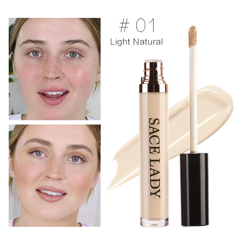 01 Light Natural Полное покрытие Pro макияж консилер крем корректор для лица жидкое средство для макияжа основа для глаз темные круги лица натуральная косметика - Цвет: 01 Light Natural
