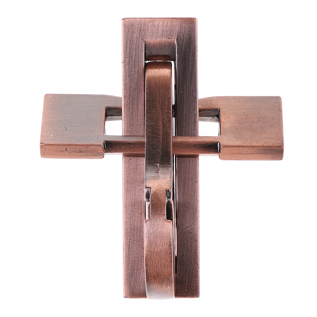 5x Vintage Lock Puzzles Brain Teaser Kids Mind Game Toy IQ Test Magic Trick