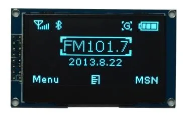 2,42 дюймов 16PIN SPI зеленый/синий/желтый/белый OLED модуль SSD1309 Привод IC параллельный интерфейс 128*64
